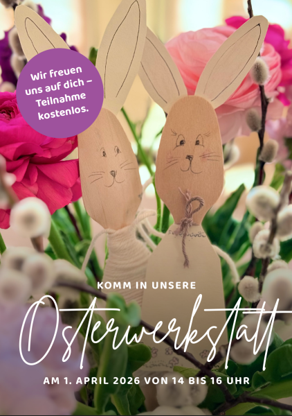 Osterwerkstatt 2025 – Kinder basteln Osterdekoration